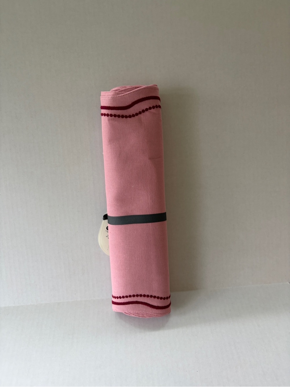 Threshold Pink Table Runner 14” x 72” | Decorative Cotton Dining Table Accent